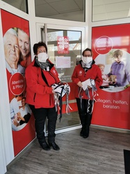 Caritas-Sozialstation Göttingen_Gleichen freut sich über Mundschutzspenden. (Bild: Caritas)