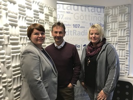 Kerstin Schmidt, Gustav Süszer und Tanja von Hoff (v.l.n.r.) (Bild: Regina Seibel)